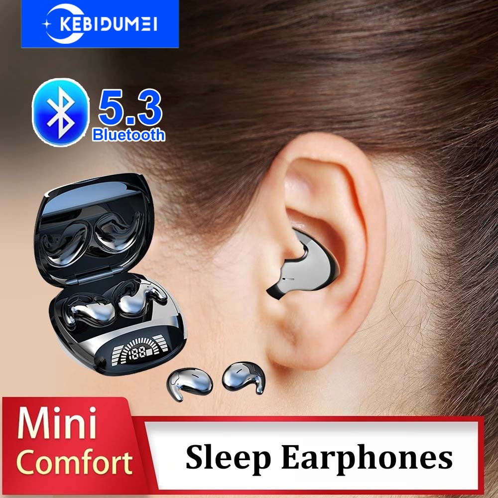 Earbuds Charging Case - Niewidoczne słuchawki do spania Bluetooth 5.3