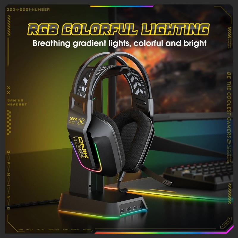 Słuchawki gamingowe ONIKUMA X1 – Gaming Headset Rgb recenzja i cena