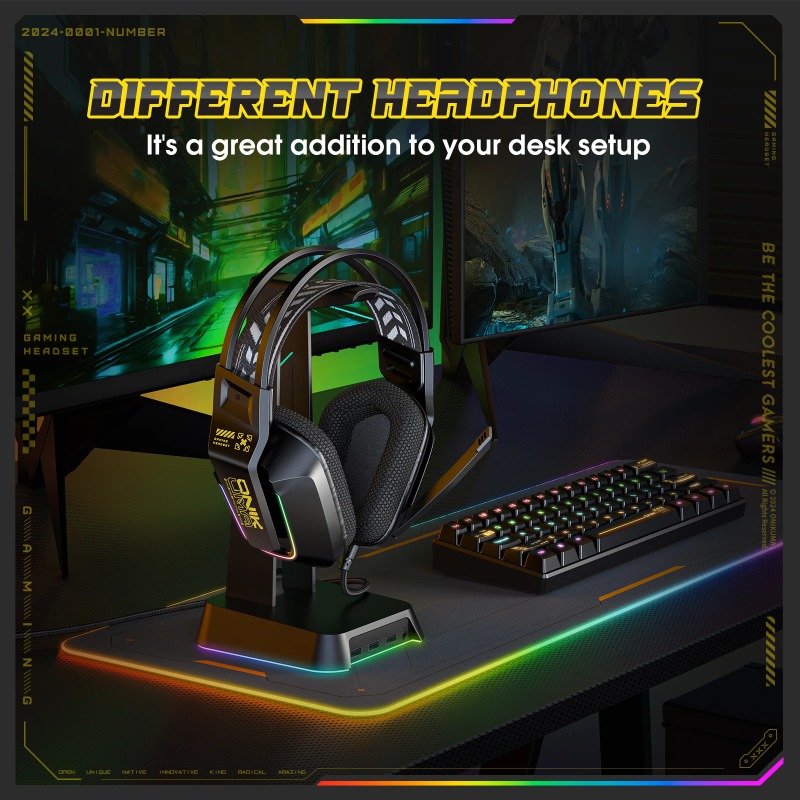 Słuchawki gamingowe ONIKUMA X1 – Gaming Headset Rgb recenzja i cena