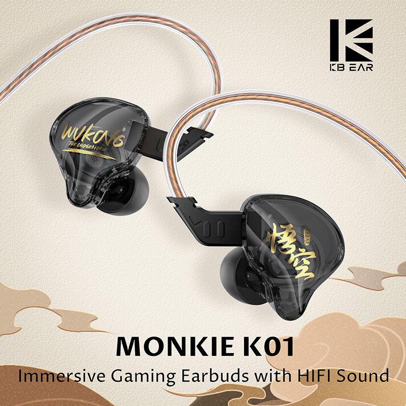 KBEAR MONKIE K01 Słuchawki dou – In Ear Monitor Iem recenzja i cena